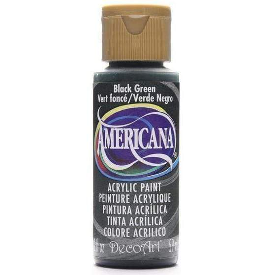 Americana pintura acril. 59ml DA157 black green DECO ART CENTROARTESANO