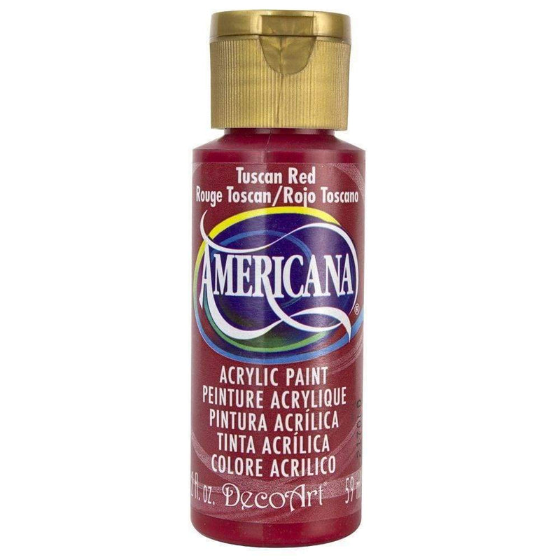 Americana pintura acril. 59ml DA265 tuscan red DECO ART CENTROARTESANO