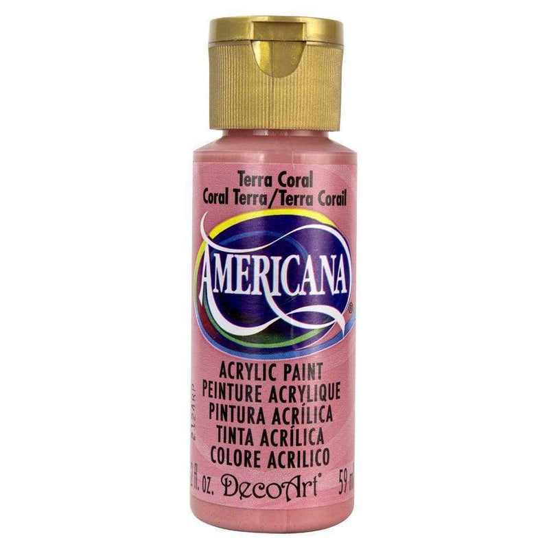 Americana pintura acril. 59ml DA286 tierra coral DECO ART CENTROARTESANO