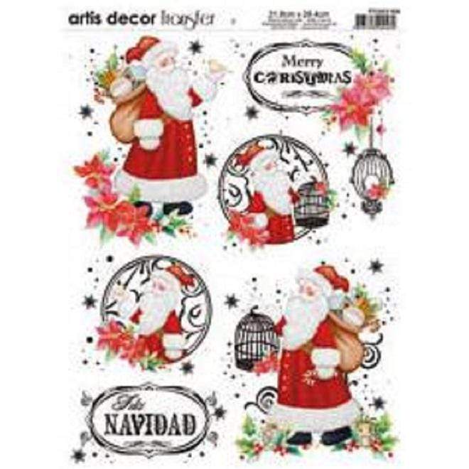 Artis decor transfer 21,8X28,4 PTGNEX-008 navidad DECO ART CENTROARTESANO