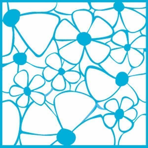 DecoArt plantilla 30,5x30,5 asmm02 flores DECO ART CENTROARTESANO