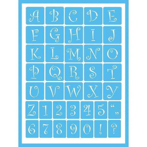 DecoArt plantilla estarcir reutilizable abecedario AGS203 DECO ART CENTROARTESANO