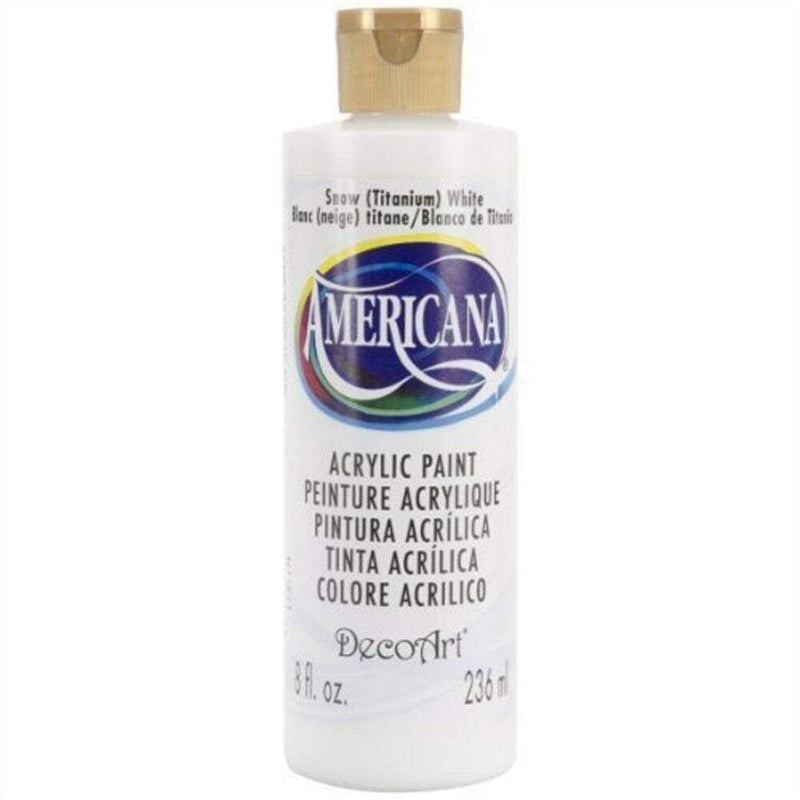 Americana  236ml DA001 blanco nieve DECOART CENTROARTESANO