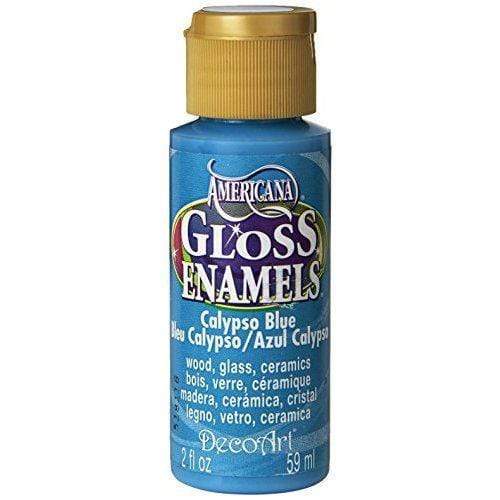 Americana gloss enamels 59ML DAG234 azul calypso DECOART CENTROARTESANO