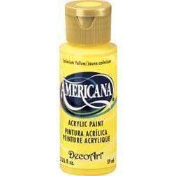 Americana pintura acril. 59ml DA010 cadmium yellow DECOART CENTROARTESANO