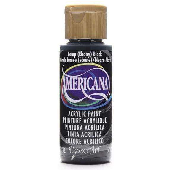 Americana pintura acril. 59ml DA067 ebony black DECOART CENTROARTESANO