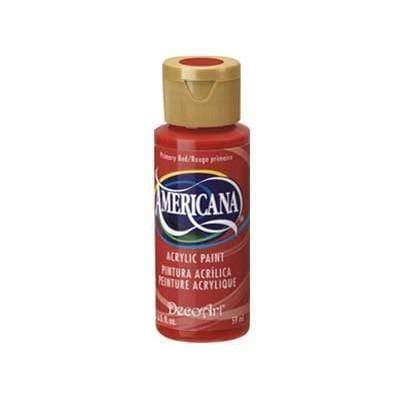 Americana pintura acril. 59ml DA199 primary red DECOART CENTROARTESANO