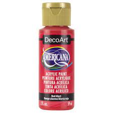 Americana pintura acril. 59ml DA301 Rojo alerta DECOART CENTROARTESANO