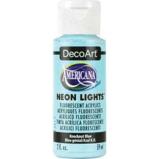 Americana pintura acril. 59ml DA344 Neon Lights azul K.O. DECOART CENTROARTESANO