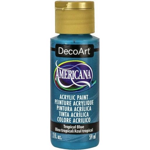 Americana pintura acril. 59ml DA375 Azul tropical DECOART CENTROARTESANO