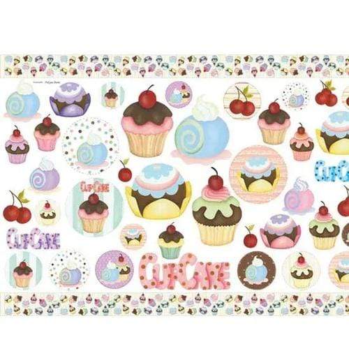 Papel decoup. litoarte pd 554 Cupcake DECOART CENTROARTESANO