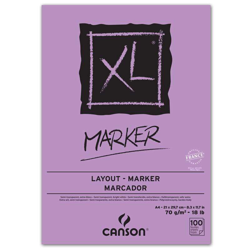 Canson block XL marker 70gr 100hj A4 CANSON CENTROARTESANO