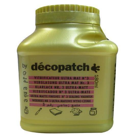 Decopatch barniz vitrificador ultra mate 180ml VAUM180A DECOPATCH CENTROARTESANO