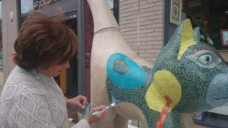 Decopatch figura papel mache SA112O Gato ingenuo cola larga DECOPATCH CENTROARTESANO