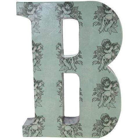 Letra papel mache fantasia B Ac395o DECOPATCH CENTROARTESANO