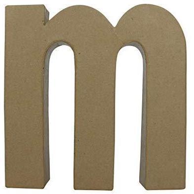 Letra papel mache fantasia m ac406o DECOPATCH CENTROARTESANO