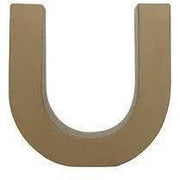 Letra papel mache fantasia U ac414o DECOPATCH CENTROARTESANO