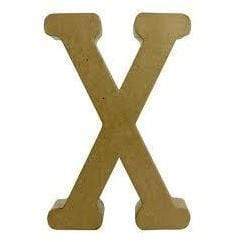 Letra papel mache fantasia X ac417o DECOPATCH CENTROARTESANO