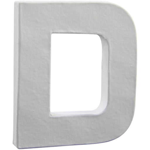 Letras papel mache blanco 12cm D AC256O DECOPATCH CENTROARTESANO
