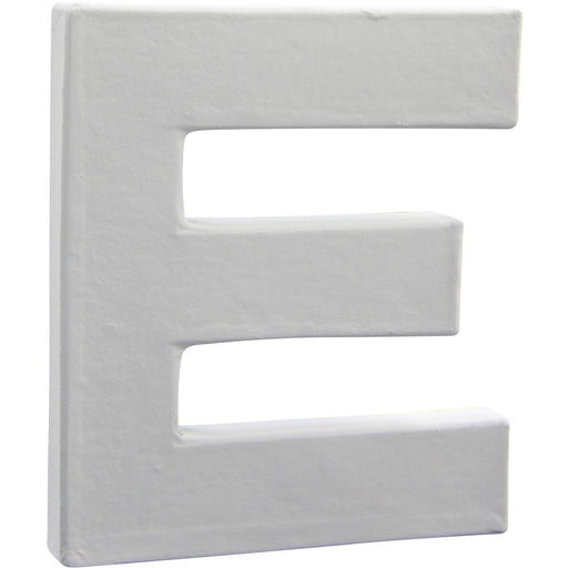 Letras papel mache blanco 12cm E AC257O DECOPATCH CENTROARTESANO