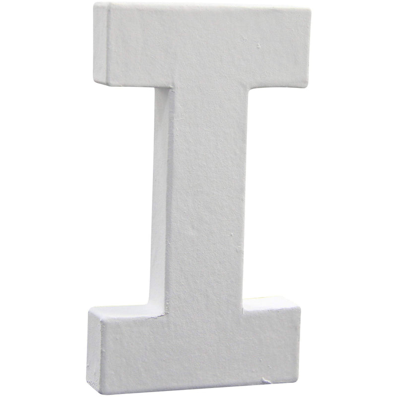 Letras papel mache blanco 12cm I AC261O DECOPATCH CENTROARTESANO