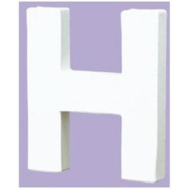 Letras papel mache blanco 21cm H DECOPATCH CENTROARTESANO