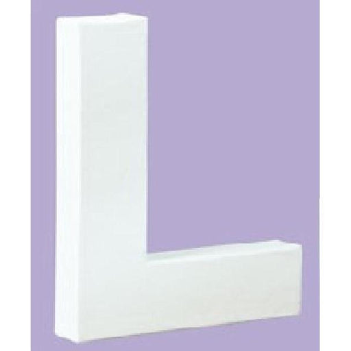Letras papel mache blanco 21cm L DECOPATCH CENTROARTESANO