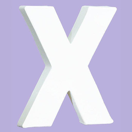 Letras papel mache blanco 21cm X DECOPATCH CENTROARTESANO