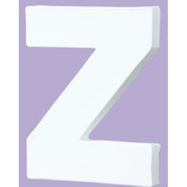 Letras papel mache blanco 21cm Z DECOPATCH CENTROARTESANO