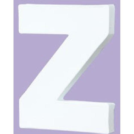 Letras papel mache blanco 21cm Z DECOPATCH CENTROARTESANO