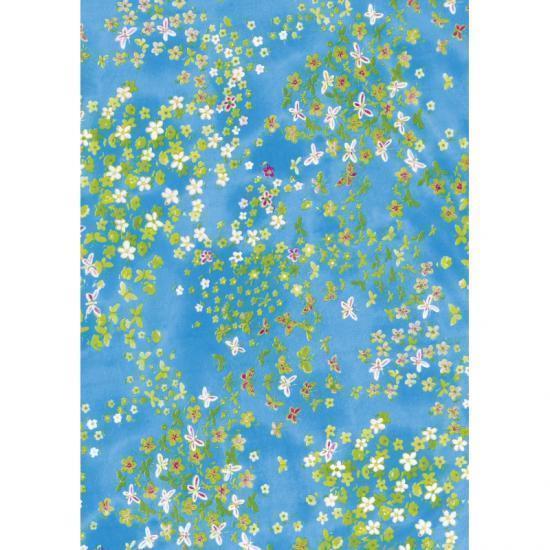 Papel Decopatch FDA499O Peque±as flores sobre fondo azul DECOPATCH CENTROARTESANO