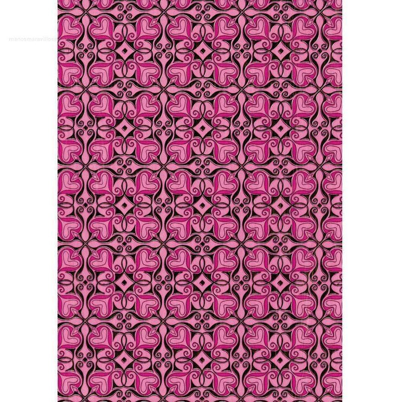 Papel Decopatch FDA510O Geometrico corazones DECOPATCH CENTROARTESANO