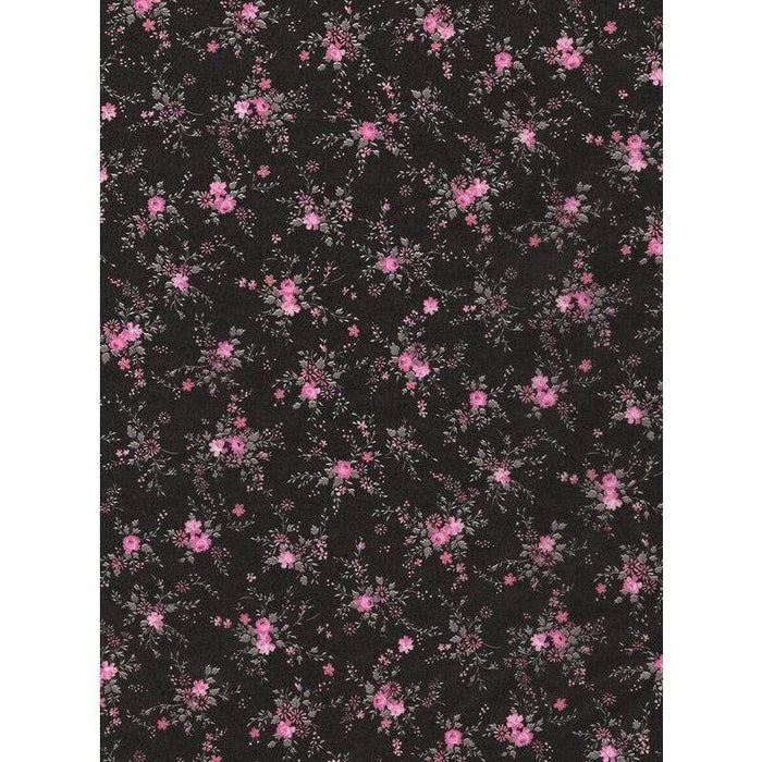 Papel Decopatch FDA565O flores sobre fondo negro DECOPATCH CENTROARTESANO