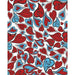 Papel Decopatch FDA567O Corazones rojos y azules sobre fondo blanco DECOPATCH CENTROARTESANO