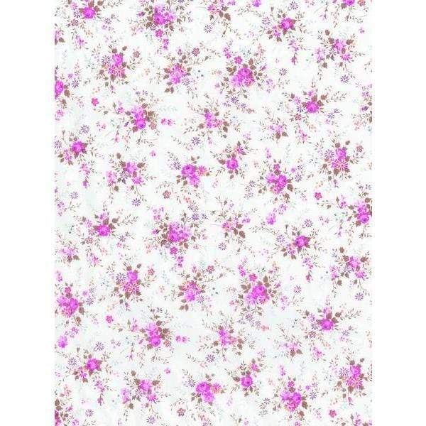 Papel Decopatch FDA570O Flores lila fondo blanco DECOPATCH CENTROARTESANO