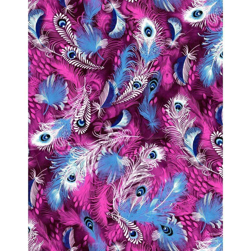 Papel Decopatch FDA577O Plumas violetas DECOPATCH CENTROARTESANO