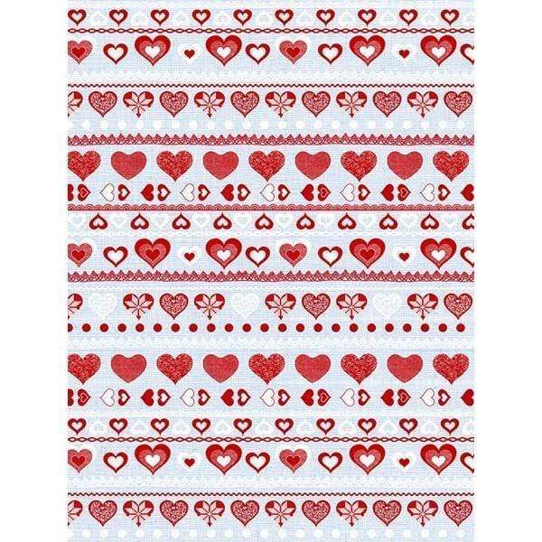 Papel Decopatch FDA613O Corazones rojos sobre fondos azul DECOPATCH CENTROARTESANO