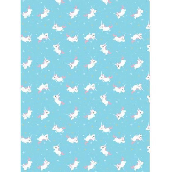 Papel Decopatch FDA727O Unicornio fondo azul claro DECOPATCH CENTROARTESANO
