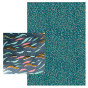 Papel decopatch FDA802C hojitas doradas fondo gris DECOPATCH CENTROARTESANO