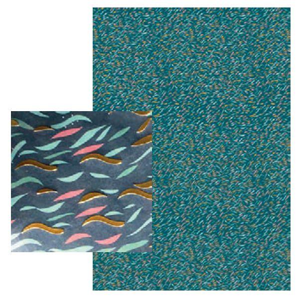 Papel decopatch FDA802C hojitas doradas fondo gris DECOPATCH CENTROARTESANO