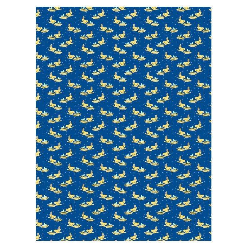 Papel decopatch FDA824C pajaritos dorados fondo azul DECOPATCH CENTROARTESANO