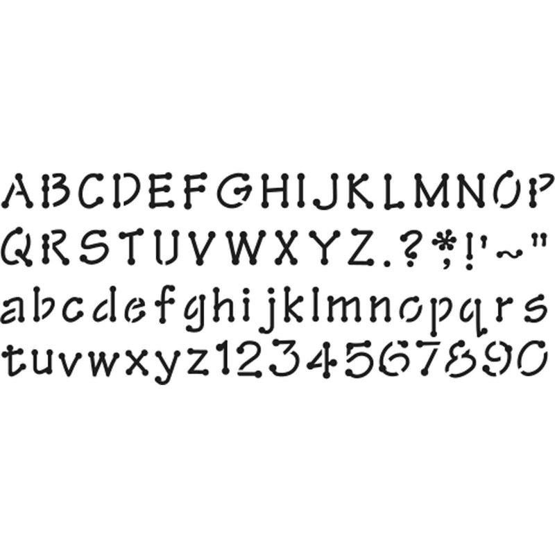 Delta plantilla 952390012 whimsical dot alfabeto DELTA CENTROARTESANO