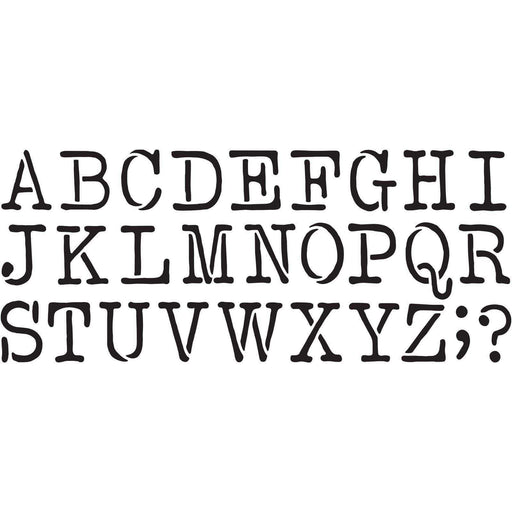 Delta plantilla 957170018 typewriter alfabeto DELTA CENTROARTESANO