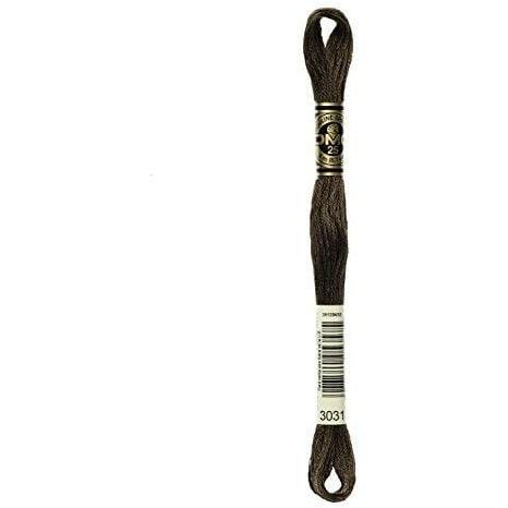 Hilo Bordar Mouliné Special DMC Tonos beige a tierra DMC 3031 CENTROARTESANO