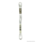 Hilo Bordar Mouliné Special DMC Tonos blanco a Negro DMC 3072 CENTROARTESANO