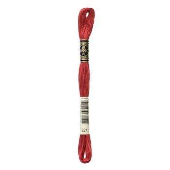 Hilo Bordar Mouliné Special DMC Tonos Rojos a rosa