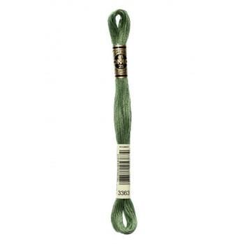 DMC Special Mouliné Embroidery Thread Green Tones