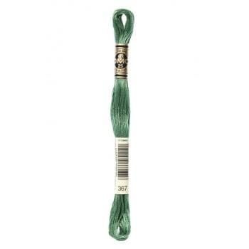 DMC Special Mouliné Embroidery Thread Green Tones