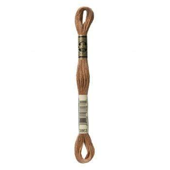 Hilo Bordar Mouliné Special DMC Tonos beige a tierra DMC 3863 CENTROARTESANO