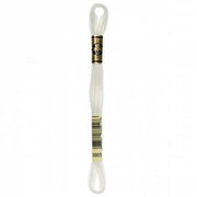 Hilo Bordar Mouliné Special DMC Tonos blanco a Negro DMC 3865 CENTROARTESANO